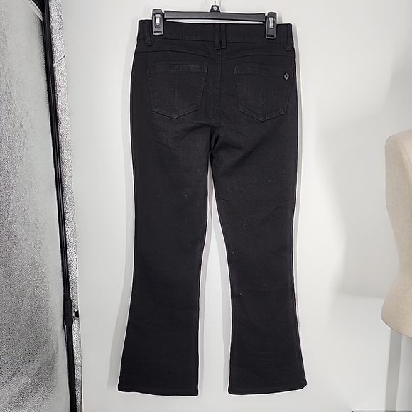 NEW Democracy Size 6P Ab solution Black Denim Petite Itty Bitty Bootcut Jeans - Picture 10 of 10
